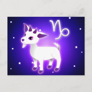 Cute Capricorn Zodiac Briefkaart