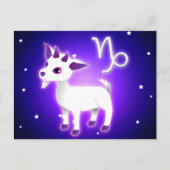 Cute Capricorn Zodiac Briefkaart (Voorkant)