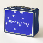 Cute Captain Zoey Green Girl Robot Pink Spaceship (Achterkant)