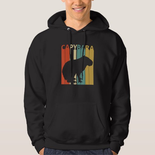 Cute Capybara Animal Hoodie (Voorkant)