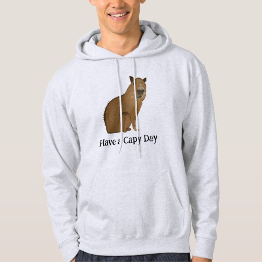 Cute Capybara Animal Hoodie (Voorkant)
