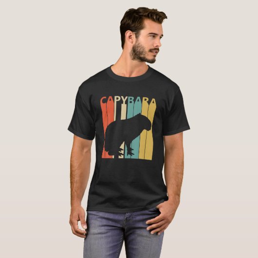 Cute Capybara Animal T-shirt (Voorkant volledig)