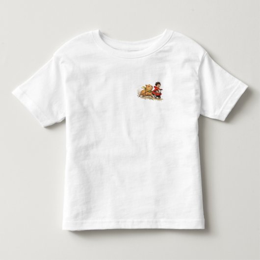 Cute Capybara Avontuur Kids T-shirt (Voorkant)