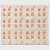Cute Capybara Baby Shower Cadeaupapier (Vlak)