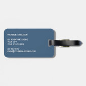 Cute Capybara Bagagelabel (Achterkant horizontaal)