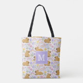Cute Capybara Boodschappentas Tote Bag (Achterkant)