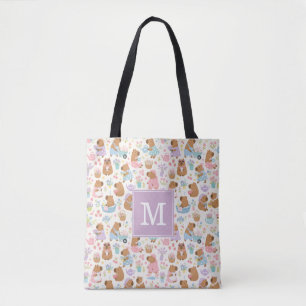 Cute Capybara Boodschappentas Tote Bag