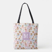 Cute Capybara Boodschappentas Tote Bag (Achterkant)