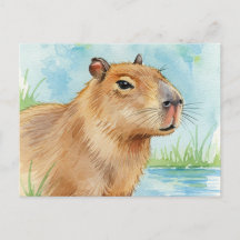 Cute Capybara Briefkaart