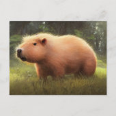 Cute Capybara Briefkaart (Voorkant)