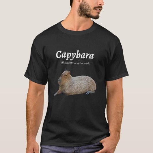 Cute Capybara Capy Bara Capybara Definition T-shirt (Voorkant)