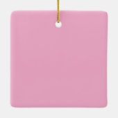 Cute Capybara Christmas Lights Festive Party Pink Keramisch Ornament (Achterkant)