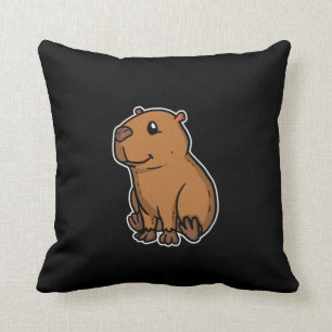 Cute Capybara Costume Rodent Gift Idea Kussen