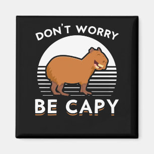Cute Capybara Funny Zoo Animal Magneet