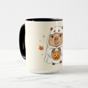 Cute Capybara Geest Halloween Kawaii Twee-Tons Mok