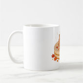 Cute Capybara Herfst Onsen Esdoornblad Mok (Links)