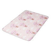 Cute Capybara Hot Air Balloon Badmat (Gekanteld)