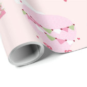 Cute Capybara Hot Air Balloon Cadeaupapier (Rol Hoek)