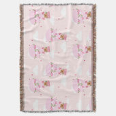 Cute Capybara Hot Air Balloon Deken (Voorkant Verticaal)