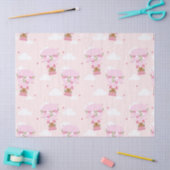 Cute Capybara Hot Air Balloon Tissuepapier (Craft)