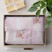 Cute Capybara Hot Air Balloon Tissuepapier (Geschenk)