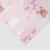 Cute Capybara Hot Air Balloon Tissuepapier (Detail)