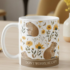 Cute Capybara Inspirational  Koffiemok