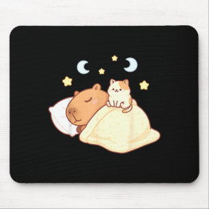 Cute Capybara Kawaii Slaap Pyjama Slaapybara Kat Muismat