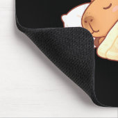 Cute Capybara Kawaii Sleep Pajamas Sleepybara Cat  Muismat (Hoek)