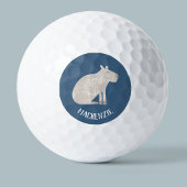 Cute Capybara Personalized Golfballen