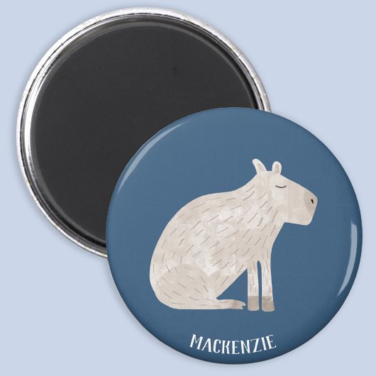 Cute Capybara Personalized Magneet