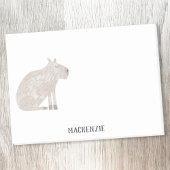 Cute Capybara Personalized Post-it® Notes