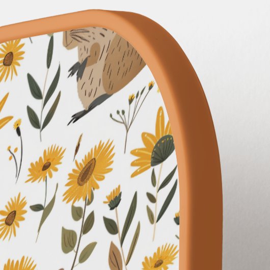 Cute Capybara Pickleball Paddle (Links Detail)