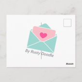 Cute Capybara Regenboog Verjaardagstaart Cappy Ver Briefkaart (Achterkant)