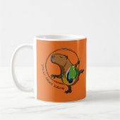 Cute Capybara Rhythmic Gymnastics Hoop Cartoon Koffiemok (Links)