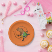Cute Capybara Rhythmic Gymnastics Hoop Cartoon Papieren Bordje (Feest)