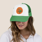Cute Capybara Rhythmic Gymnastics Hoop Cartoon Trucker Pet (In situ)