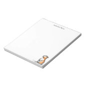 Cute Capybara-schets  Notitieblok (Linkerzijde)