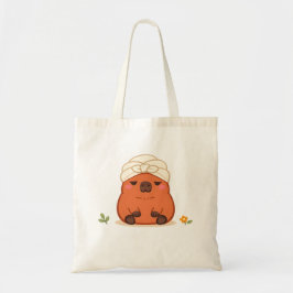 Cute Capybara Spa-dag Handdoek Tulband Boodschappe Tote Bag