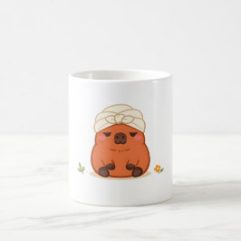 Cute Capybara Spa-dag Handdoek Tulband Mok