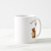 Cute Capybara Still Love Valentine Coffee Mug Tweekleurige Koffiemok (Voorkant rechts)