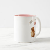 Cute Capybara Still Love Valentine Coffee Mug Tweekleurige Koffiemok (Voorkant rechts)