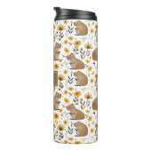 Cute Capybara Thermosbeker (Geroteerd rechts)