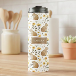 Cute Capybara Thermosbeker