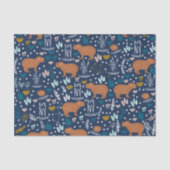 Cute Capybara Tissue Paper Tissuepapier (Voorkant)