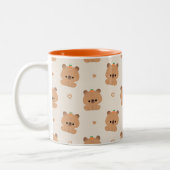 Cute Capybara Tweekleurige Koffiemok (Links)