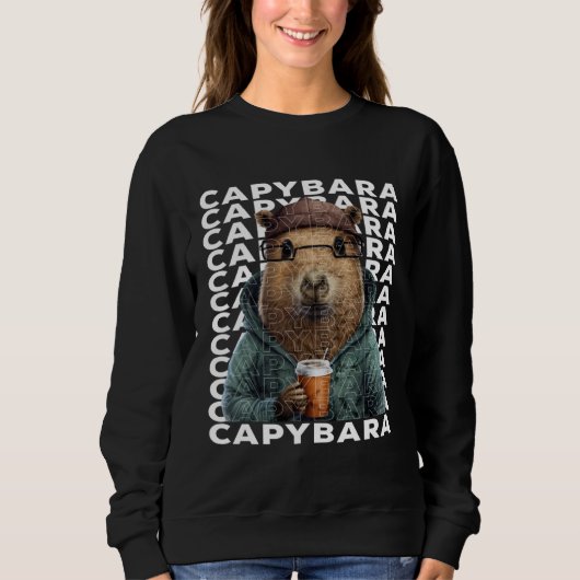 Cute Capybara  Women Kids Capybara Trui (Voorkant)