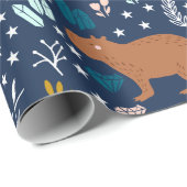 Cute Capybara Wrapping Paper Cadeaupapier (Rol Hoek)