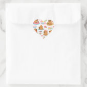 Cute Capybara Zomer Vibes Sticker Sheet – Kawaii (Tas)