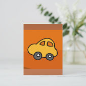 Cute CAR Briefkaart (Staand voorkant)